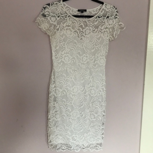 ambiance white lace dress